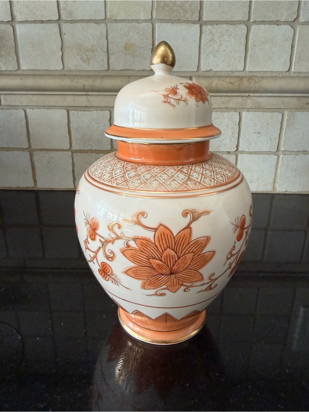 Vintage Japanese Andrea by Sadek Porcelain Jar